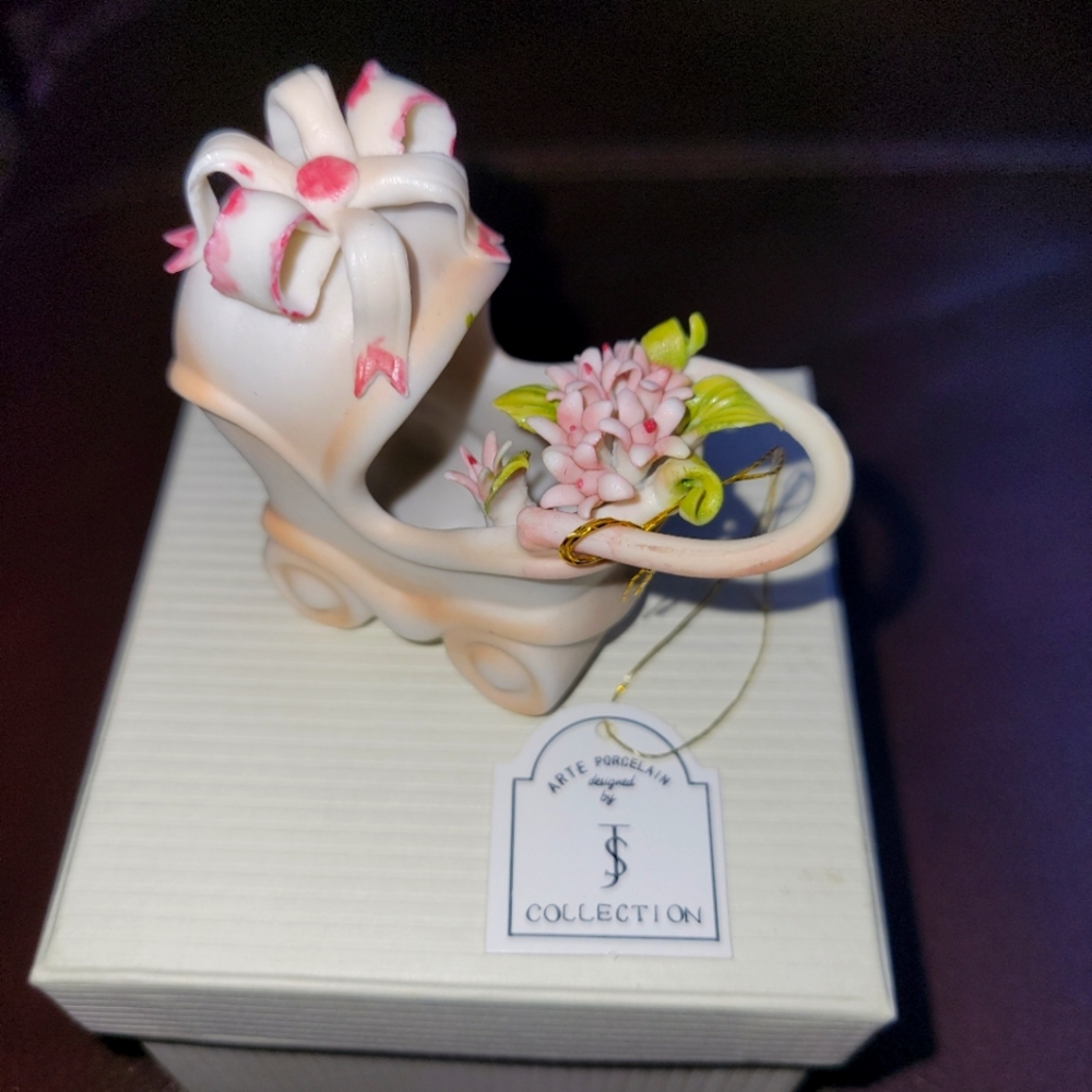 Baby carriage keepsake.